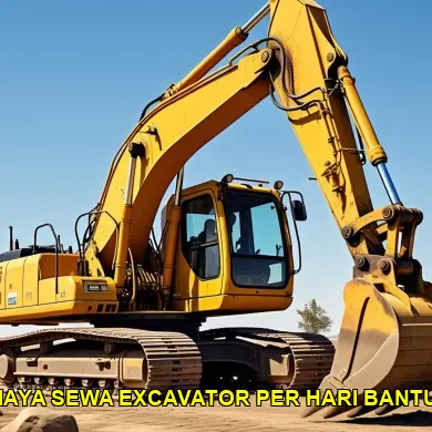 Rincian Biaya Sewa Excavator per Hari di Bantul untuk Proyek